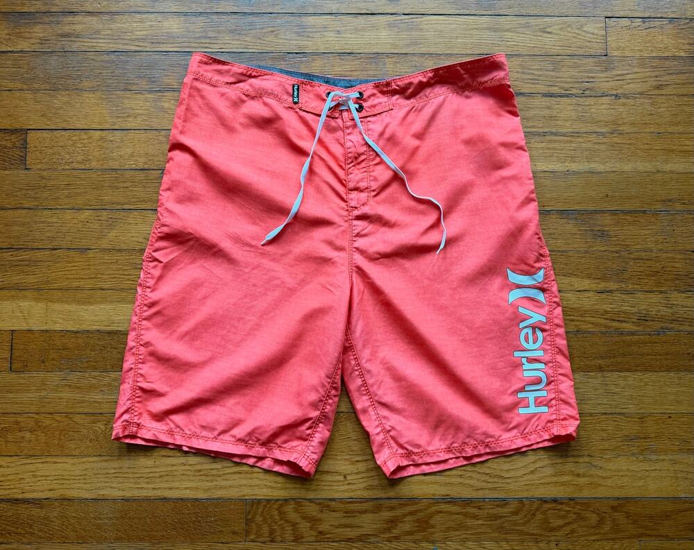 HURLEY Orange Boardshorts Mens sz 36